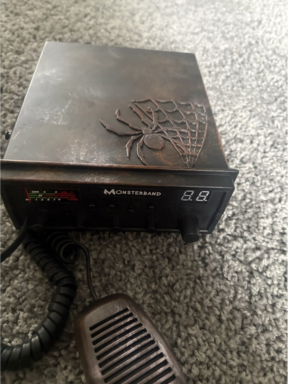 Rare Gemmy Animated Monsterband Halloween CB Radio Prop Spooky Decor READ